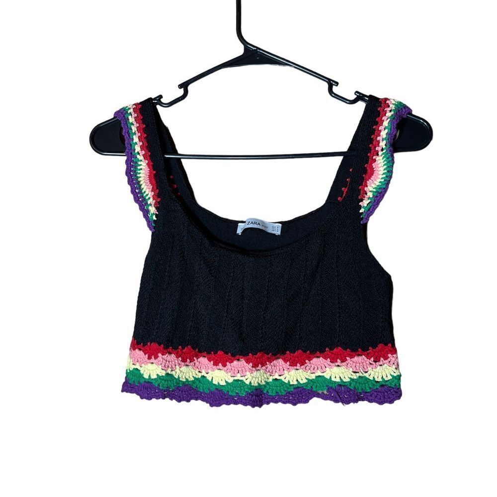 Zara Women’s Crochet Crop Top Size M